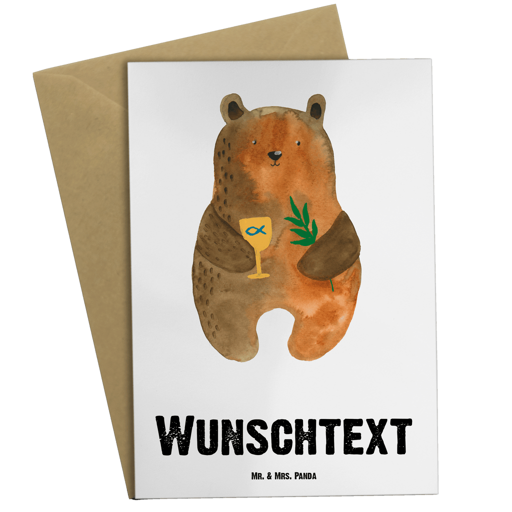 Personalisierte Grußkarte Konfirmation-Bär Personalisierte Grußkarte, Personalisiertere Klappkarte, Personalisierte Einladungskarte, Personalisierte Glückwunschkarte, Personalisierte Hochzeitskarte, Personalisierte Geburtstagskarte, Grußkarte mit Namen, Grußkarte selber drucken, Grußkarte selbst gestalten, Grußkarte mit persönlichen Nachrichten, Grußkarte als Geldgeschenk, Grußkarten personalisiert, Bär, Teddy, Teddybär, Konfirmation, Kirche, evangelisch, Gottesdienst