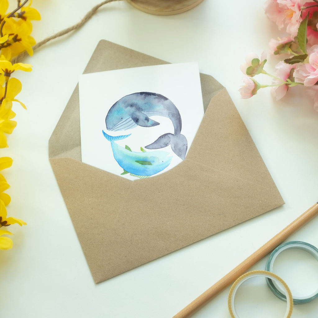Personalisierte Grußkarte Walfisch & Thunfisch Personalisierte Grußkarte, Personalisiertere Klappkarte, Personalisierte Einladungskarte, Personalisierte Glückwunschkarte, Personalisierte Hochzeitskarte, Personalisierte Geburtstagskarte, Grußkarte mit Namen, Grußkarte selber drucken, Grußkarte selbst gestalten, Grußkarte mit persönlichen Nachrichten, Grußkarte als Geldgeschenk, Grußkarten personalisiert, Tiermotive, Gute Laune, lustige Sprüche, Tiere, Wal, Wahl, Tunfisch, Wortwitz lustig, Spruch lustig, Flachwitz, Witz, Spruch des Tages, Flachwitz Geschenk