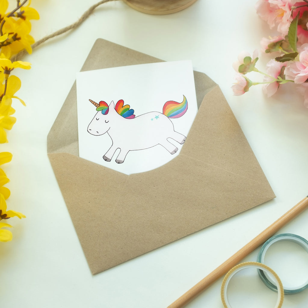 Personalisierte Grußkarte Einhorn Happy Personalisierte Grußkarte, Personalisiertere Klappkarte, Personalisierte Einladungskarte, Personalisierte Glückwunschkarte, Personalisierte Hochzeitskarte, Personalisierte Geburtstagskarte, Grußkarte mit Namen, Grußkarte selber drucken, Grußkarte selbst gestalten, Grußkarte mit persönlichen Nachrichten, Grußkarte als Geldgeschenk, Grußkarten personalisiert, Einhorn, Einhörner, Einhorn Deko, Pegasus, Unicorn, glücklich, fröhlich, Spaß, Freude, Lebensfreude, witzig, spannend, Lächeln, Lachen