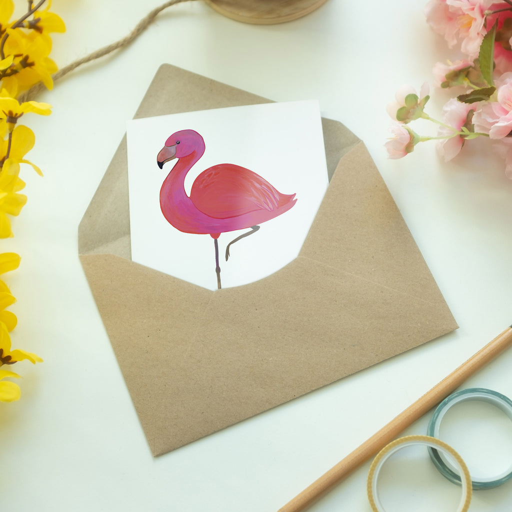 Personalisierte Grußkarte Flamingo classic Personalisierte Grußkarte, Personalisiertere Klappkarte, Personalisierte Einladungskarte, Personalisierte Glückwunschkarte, Personalisierte Hochzeitskarte, Personalisierte Geburtstagskarte, Grußkarte mit Namen, Grußkarte selber drucken, Grußkarte selbst gestalten, Grußkarte mit persönlichen Nachrichten, Grußkarte als Geldgeschenk, Grußkarten personalisiert, Flamingo, Einzigartig, Selbstliebe, Stolz, ich, für mich, Spruch, Freundin, Freundinnen, Außenseiter, Sohn, Tochter, Geschwister