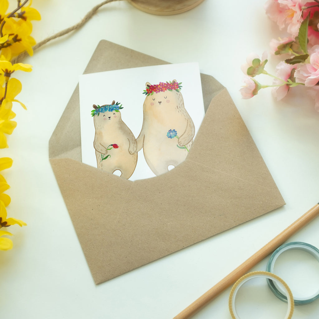 Personalisierte Grußkarte Bären mit Blumenkranz Personalisierte Grußkarte, Personalisiertere Klappkarte, Personalisierte Einladungskarte, Personalisierte Glückwunschkarte, Personalisierte Hochzeitskarte, Personalisierte Geburtstagskarte, Grußkarte mit Namen, Grußkarte selber drucken, Grußkarte selbst gestalten, Grußkarte mit persönlichen Nachrichten, Grußkarte als Geldgeschenk, Grußkarten personalisiert, Familie, Vatertag, Muttertag, Bruder, Schwester, Mama, Papa, Oma, Opa, Bär, Bären, Mutter, Mutti, Mami, Lieblingsmensch, Lieblingsmama, beste Mutter, weltbeste Mama, Geschenk Mama. Muttertag, Tochter, Kind, Kinder, Töchter, Family, Vorbild