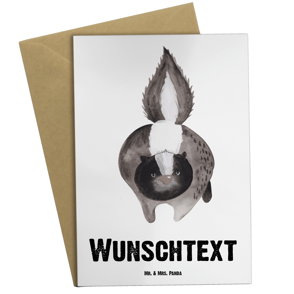 Personalisierte Grußkarte Stinktier Angriff Personalisierte Grußkarte, Personalisiertere Klappkarte, Personalisierte Einladungskarte, Personalisierte Glückwunschkarte, Personalisierte Hochzeitskarte, Personalisierte Geburtstagskarte, Grußkarte mit Namen, Grußkarte selber drucken, Grußkarte selbst gestalten, Grußkarte mit persönlichen Nachrichten, Grußkarte als Geldgeschenk, Grußkarten personalisiert, Stinktier, Skunk, Wildtier, Raubtier, Stinker, Stinki, wütend, Drohung