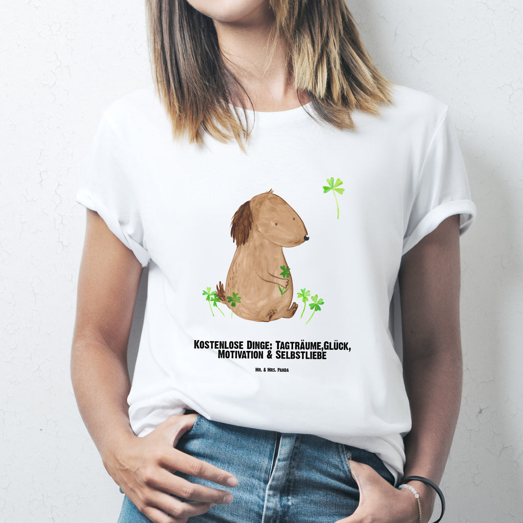 Größe XXL Personalisiertes T-Shirt Hund Kleeblatt T-Shirt Personalisiert, T-Shirt mit Namen, T-Shirt mit Aufruck, Männer, Frauen, Wunschtext, Bedrucken, Hund, Hundemotiv, Haustier, Hunderasse, Tierliebhaber, Hundebesitzer, Sprüche, Kleeblatt, Glück, Tagträume, Motivation, Neuanfang, Geschenk, Glücksbringer, Selbstliebe, Achtsamkeit