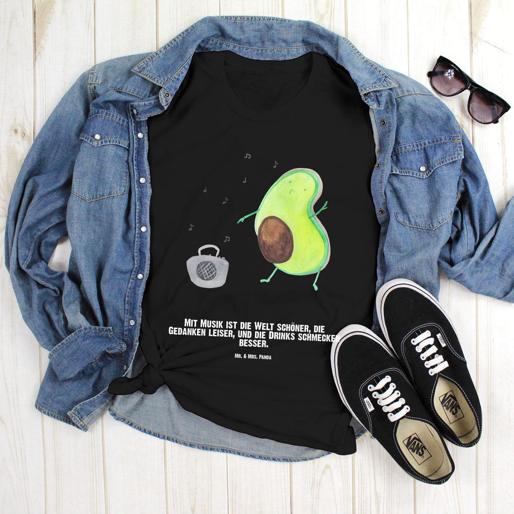 Größe M Personalisiertes T-Shirt Avocado tanzt T-Shirt Personalisiert, T-Shirt mit Namen, T-Shirt mit Aufruck, Männer, Frauen, Avocado, Veggie, Vegan, Gesund