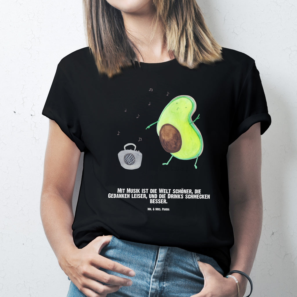 Größe M Personalisiertes T-Shirt Avocado tanzt T-Shirt Personalisiert, T-Shirt mit Namen, T-Shirt mit Aufruck, Männer, Frauen, Avocado, Veggie, Vegan, Gesund