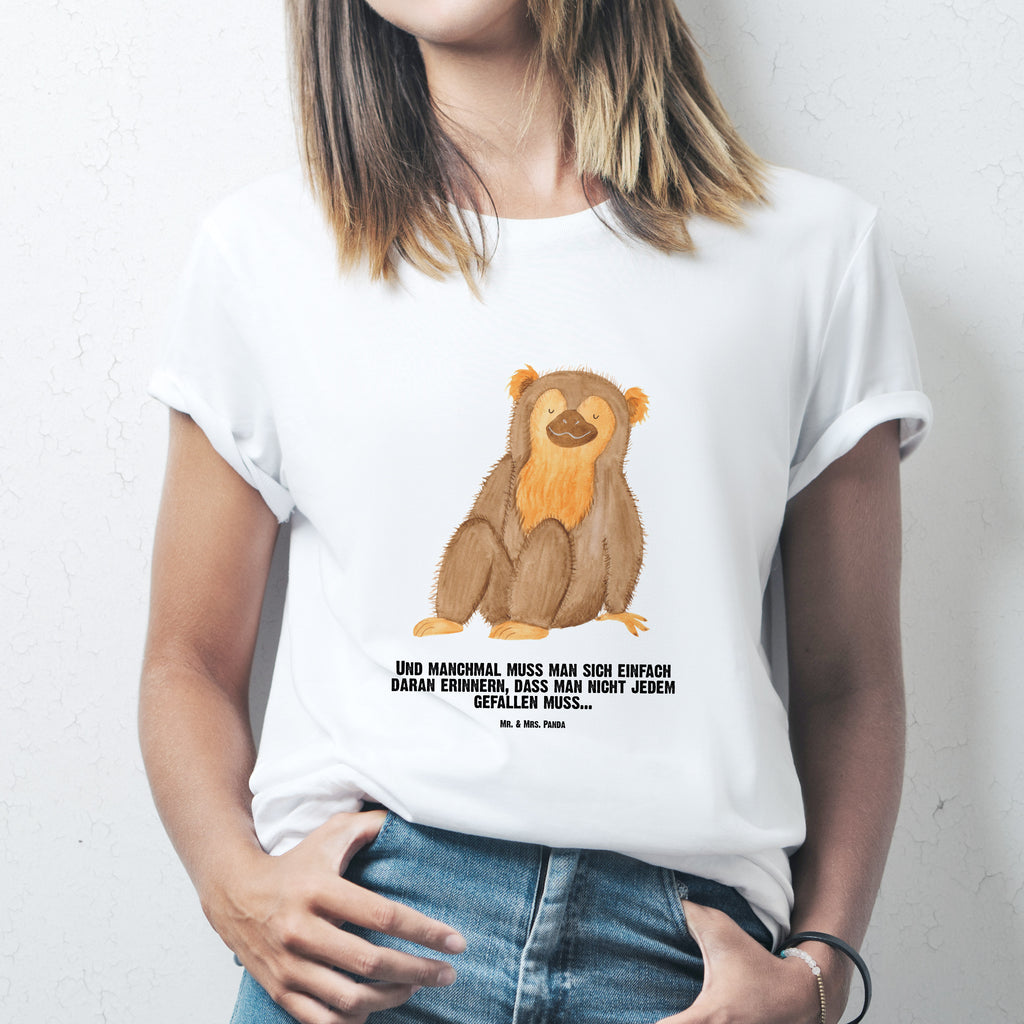 Größe XXL Personalisiertes T-Shirt Affe T-Shirt Personalisiert, T-Shirt mit Namen, T-Shirt mit Aufruck, Männer, Frauen, Wunschtext, Bedrucken, Afrika, Wildtiere, Affe, Äffchen, Affen, Selbstliebe, Respekt, Motivation, Selbstachtung, Liebe, Selbstbewusstsein, Selfcare