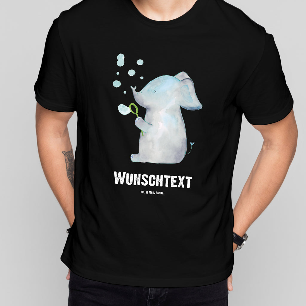 Größe XXL Personalisiertes T-Shirt Elefant Seifenblasen T-Shirt Personalisiert, T-Shirt mit Namen, T-Shirt mit Aufruck, Männer, Frauen, Wunschtext, Bedrucken, Tiermotive, Gute Laune, lustige Sprüche, Tiere, Elefant, Elefanten, Dickhäter, Rüsseltier, Seifenblasen, Liebe, Heimat, Gefühl. Daheim, Liebesbeweis, Liebesspruch