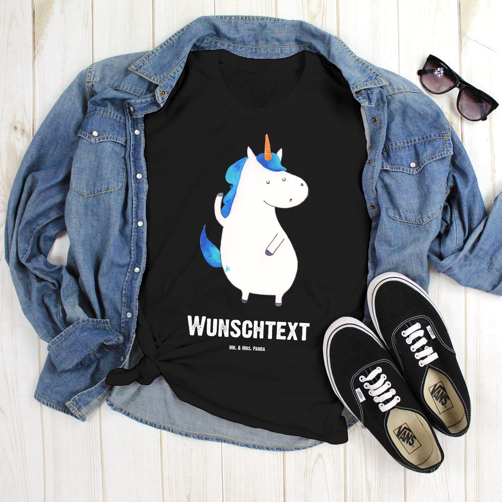 Größe XXL Personalisiertes T-Shirt Einhorn Mann T-Shirt Personalisiert, T-Shirt mit Namen, T-Shirt mit Aufruck, Männer, Frauen, Wunschtext, Bedrucken, Einhorn, Einhörner, Einhorn Deko, Pegasus, Unicorn, cool, Mann, Freundin, Familie, bester Freund, BFF, Party, hübsch, beste