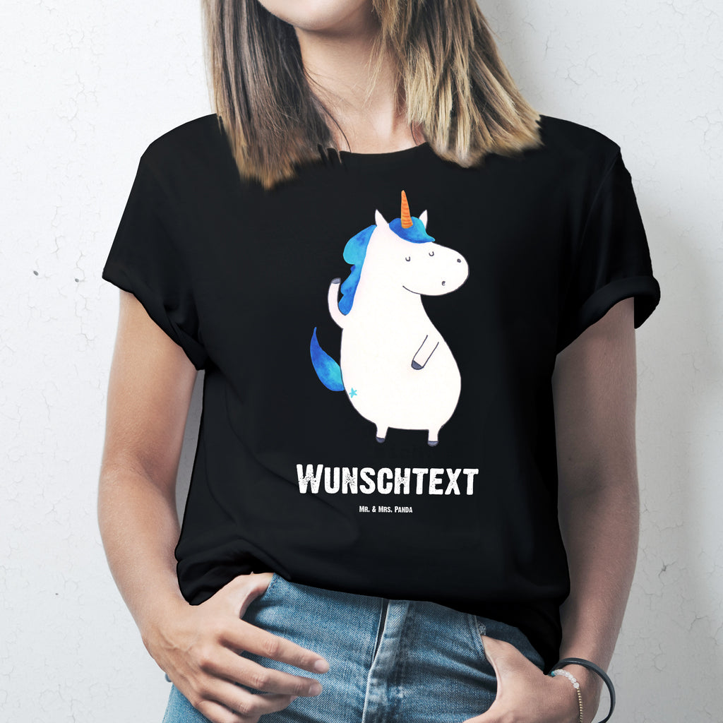 Größe XXL Personalisiertes T-Shirt Einhorn Mann T-Shirt Personalisiert, T-Shirt mit Namen, T-Shirt mit Aufruck, Männer, Frauen, Wunschtext, Bedrucken, Einhorn, Einhörner, Einhorn Deko, Pegasus, Unicorn, cool, Mann, Freundin, Familie, bester Freund, BFF, Party, hübsch, beste