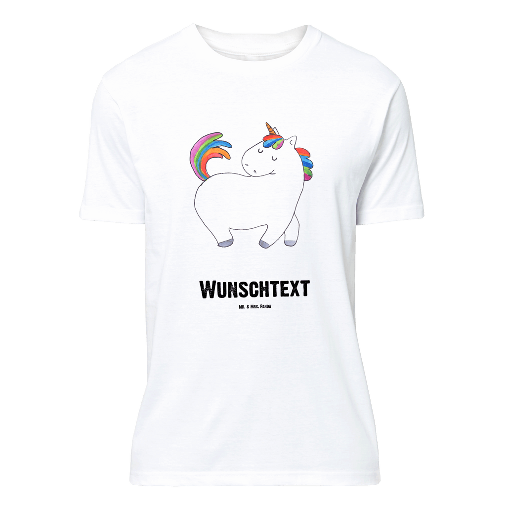 Größe XXL Personalisiertes T-Shirt Einhorn stolzierend T-Shirt Personalisiert, T-Shirt mit Namen, T-Shirt mit Aufruck, Männer, Frauen, Wunschtext, Bedrucken, Einhorn, Einhörner, Einhorn Deko, Pegasus, Unicorn, stolz, anders, bunt, Pferd, Reiter, Reiten, Freundin, Geschenk