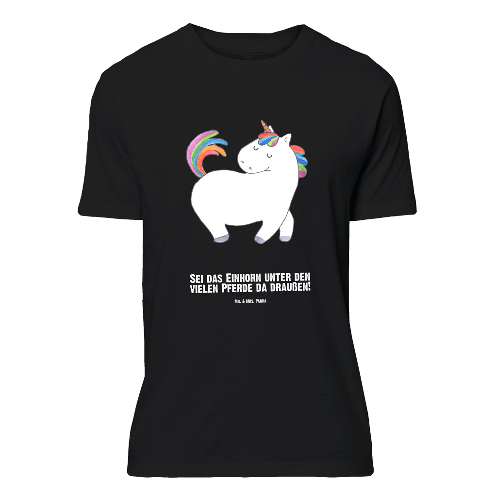 Größe XXL Personalisiertes T-Shirt Einhorn stolzierend T-Shirt Personalisiert, T-Shirt mit Namen, T-Shirt mit Aufruck, Männer, Frauen, Wunschtext, Bedrucken, Einhorn, Einhörner, Einhorn Deko, Pegasus, Unicorn, stolz, anders, bunt, Pferd, Reiter, Reiten, Freundin, Geschenk