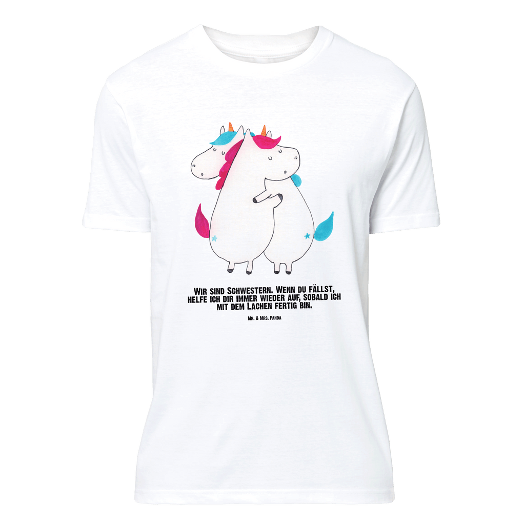 Größe XXL Personalisiertes T-Shirt Einhörner Umarmen T-Shirt Personalisiert, T-Shirt mit Namen, T-Shirt mit Aufruck, Männer, Frauen, Wunschtext, Bedrucken, Einhorn, Einhörner, Einhorn Deko, Pegasus, Unicorn, Freundinnen, Freundin, BFF, Schwester, Schwestern, Familie, Geschwister, Sister, Liebe