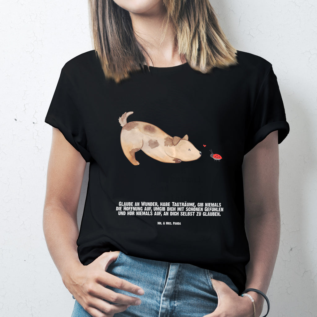 Größe XXL Personalisiertes T-Shirt Hund Marienkäfer T-Shirt Personalisiert, T-Shirt mit Namen, T-Shirt mit Aufruck, Männer, Frauen, Wunschtext, Bedrucken, Hund, Hundemotiv, Haustier, Hunderasse, Tierliebhaber, Hundebesitzer, Sprüche, Hunde, Hundespruch, Marienkäfer, Mischling, Mischlinghund