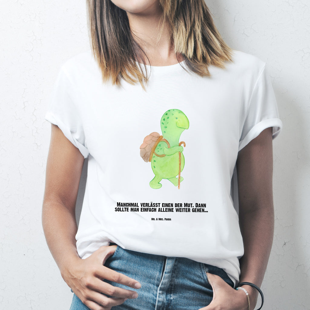 Größe XXL Personalisiertes T-Shirt Schildkröte Wanderer T-Shirt Personalisiert, T-Shirt mit Namen, T-Shirt mit Aufruck, Männer, Frauen, Wunschtext, Bedrucken, Schildkröte, Schildkröten, Motivation, Motivationsspruch, Motivationssprüche, Neuanfang