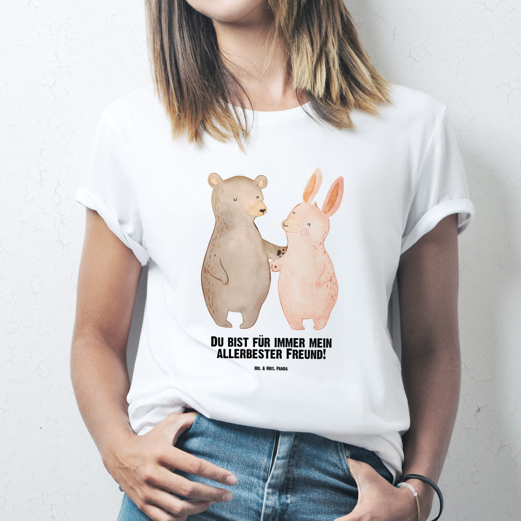 Größe L Personalisiertes T-Shirt Bär Hase Umarmen T-Shirt, Shirt, Tshirt, Lustiges T-Shirt, T-Shirt mit Spruch, Party, Junggesellenabschied, Jubiläum, Geburstag, Herrn, Damen, Männer, Frauen, Schlafshirt, Nachthemd, Sprüche, Liebe, Partner, Freund, Freundin, Ehemann, Ehefrau, Heiraten, Verlobung, Heiratsantrag, Liebesgeschenk, Jahrestag, Hocheitstag, Freunde, bester Freund, Hase, Bär, Bärchen, best friends