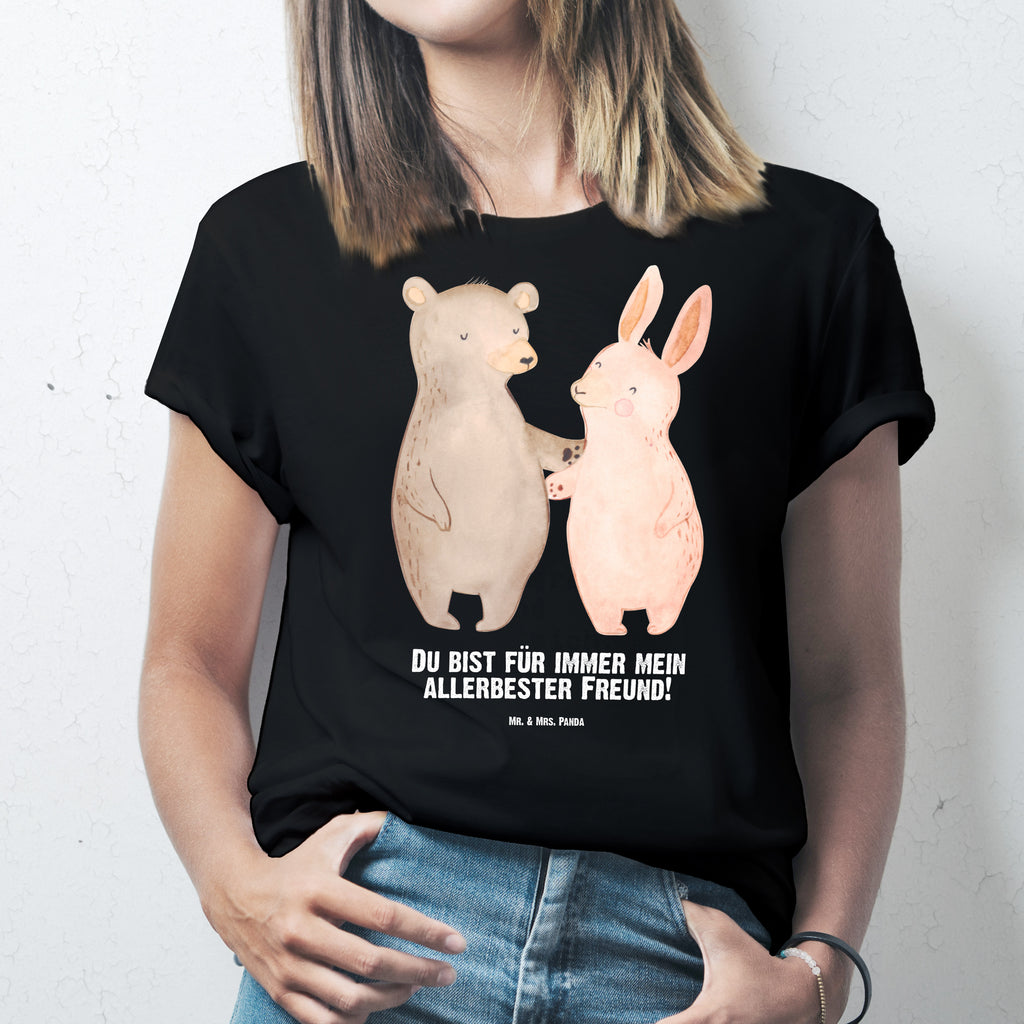 Größe L Personalisiertes T-Shirt Bär Hase Umarmen T-Shirt, Shirt, Tshirt, Lustiges T-Shirt, T-Shirt mit Spruch, Party, Junggesellenabschied, Jubiläum, Geburstag, Herrn, Damen, Männer, Frauen, Schlafshirt, Nachthemd, Sprüche, Liebe, Partner, Freund, Freundin, Ehemann, Ehefrau, Heiraten, Verlobung, Heiratsantrag, Liebesgeschenk, Jahrestag, Hocheitstag, Freunde, bester Freund, Hase, Bär, Bärchen, best friends