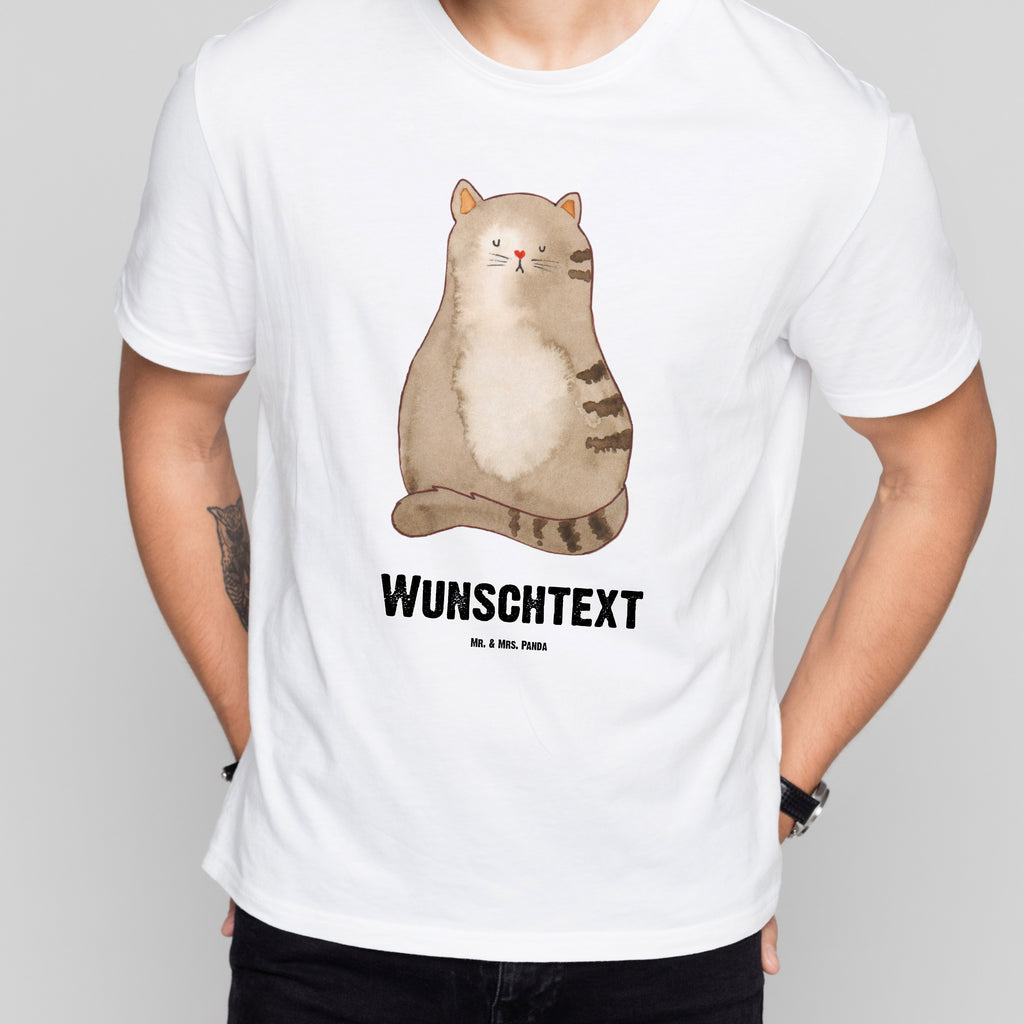 Größe L Personalisiertes T-Shirt Katze sitzend T-Shirt, Shirt, Tshirt, Lustiges T-Shirt, T-Shirt mit Spruch, Party, Junggesellenabschied, Jubiläum, Geburstag, Herrn, Damen, Männer, Frauen, Schlafshirt, Nachthemd, Sprüche, Katze, Katzenmotiv, Katzenfan, Katzendeko, Katzenfreund, Katzenliebhaber, Katzenprodukte, Katzenartikel, Katzenaccessoires, Katzensouvenirs, Katzenliebhaberprodukte, Katzenmotive, Katzen, Kater, Mietze, Cat, Cats, Katzenhalter, Katzenbesitzerin, Haustier, Katzenliebe, Lebensinhalt, Liebe, Mittelpunkt, Familie