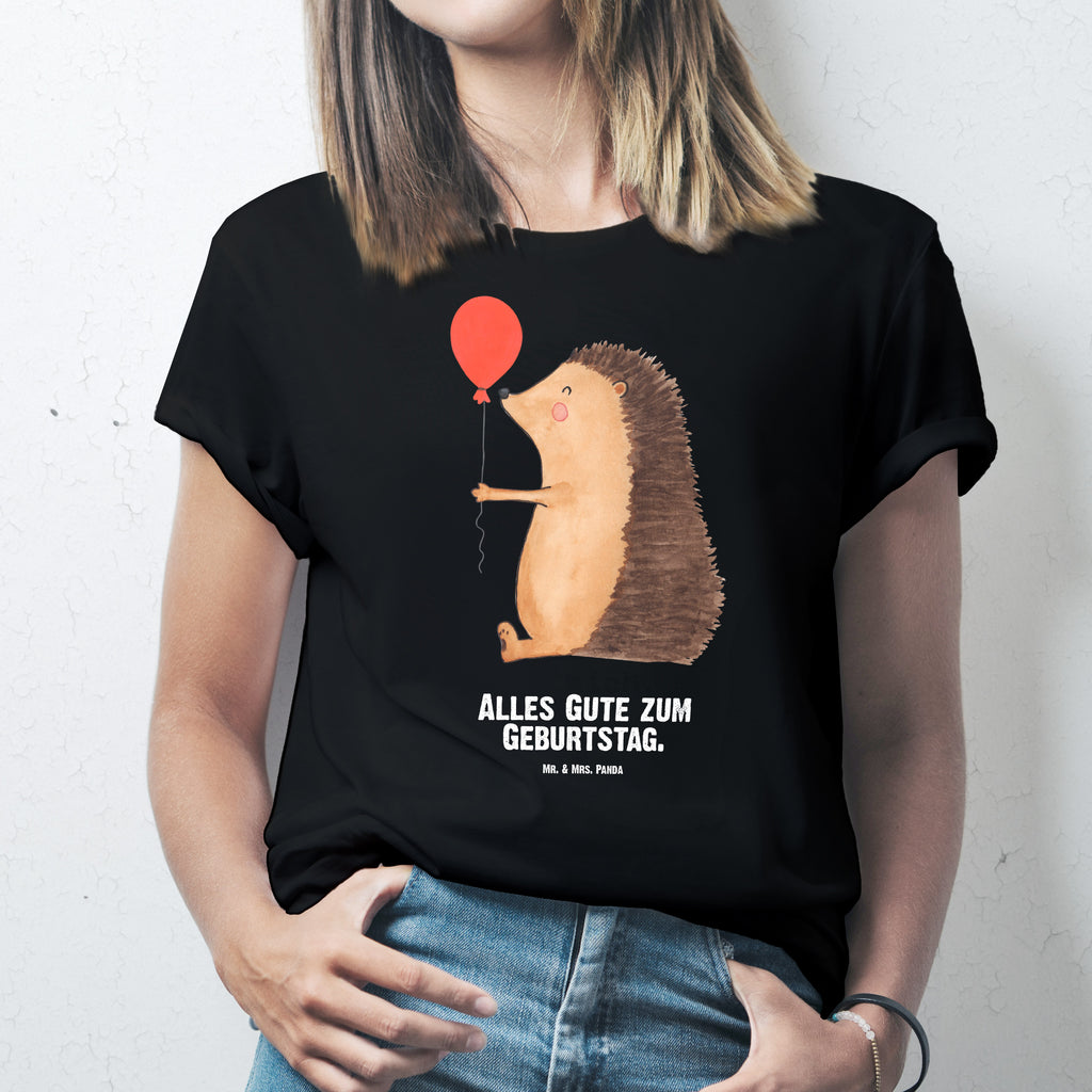 Größe L Personalisiertes T-Shirt Igel mit Luftballon T-Shirt, Shirt, Tshirt, Lustiges T-Shirt, T-Shirt mit Spruch, Party, Junggesellenabschied, Jubiläum, Geburstag, Herrn, Damen, Männer, Frauen, Schlafshirt, Nachthemd, Sprüche, Tiermotive, Gute Laune, lustige Sprüche, Tiere, Igel, Geburtstag, Herzlichen Glückwunsch, Glückwunsch, Geburtstagskind, Ballon, Happy Birthday