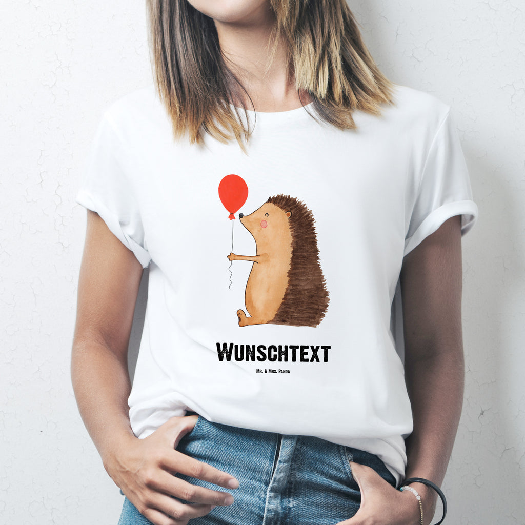 Größe L Personalisiertes T-Shirt Igel mit Luftballon T-Shirt, Shirt, Tshirt, Lustiges T-Shirt, T-Shirt mit Spruch, Party, Junggesellenabschied, Jubiläum, Geburstag, Herrn, Damen, Männer, Frauen, Schlafshirt, Nachthemd, Sprüche, Tiermotive, Gute Laune, lustige Sprüche, Tiere, Igel, Geburtstag, Herzlichen Glückwunsch, Glückwunsch, Geburtstagskind, Ballon, Happy Birthday