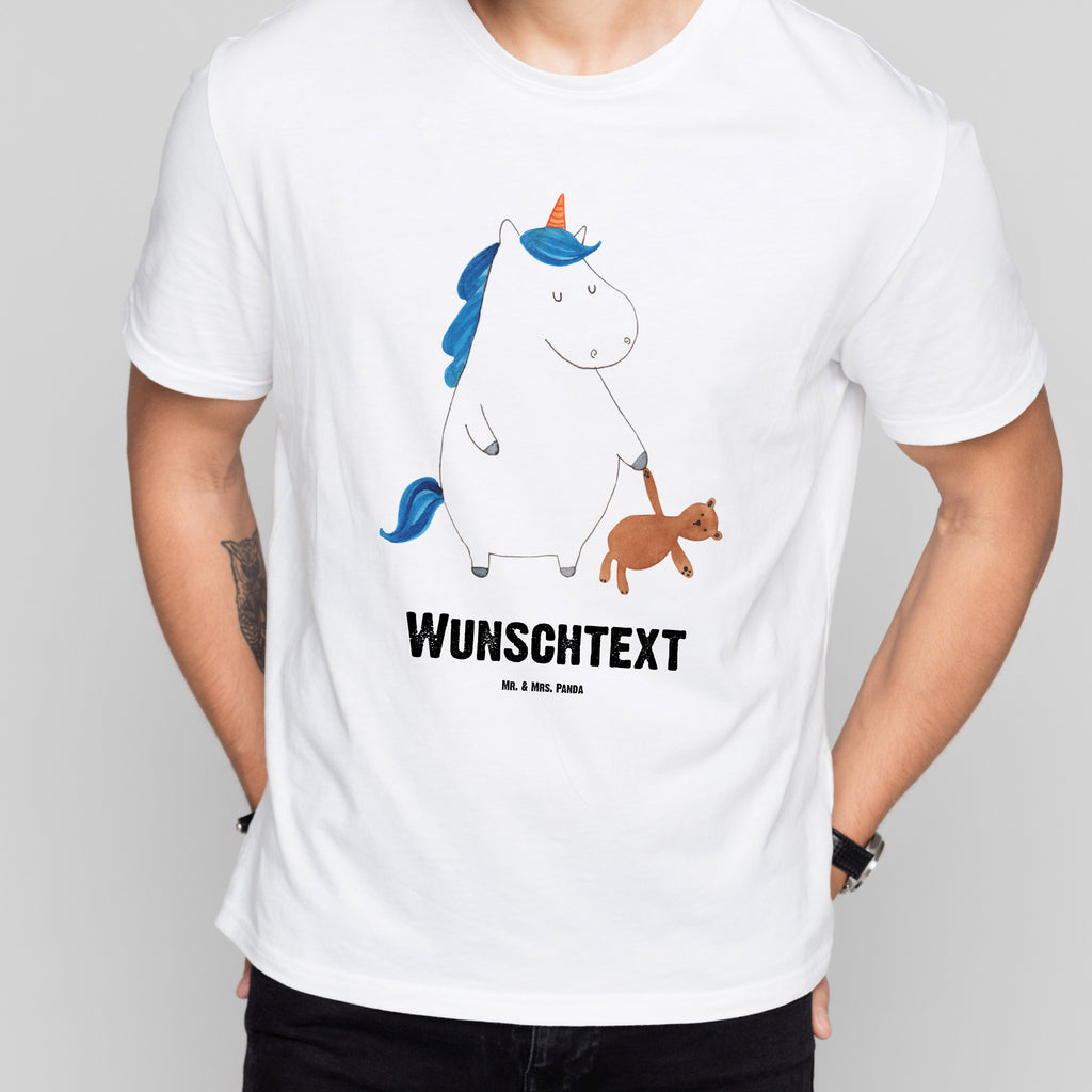 Größe L Personalisiertes T-Shirt Einhorn Teddy T-Shirt, Shirt, Tshirt, Lustiges T-Shirt, T-Shirt mit Spruch, Party, Junggesellenabschied, Jubiläum, Geburstag, Herrn, Damen, Männer, Frauen, Schlafshirt, Nachthemd, Sprüche, Einhorn, Einhörner, Einhorn Deko, Pegasus, Unicorn, schlafen, gute Nacht, Single, Bett, Träumen, Freundin, Singleleben