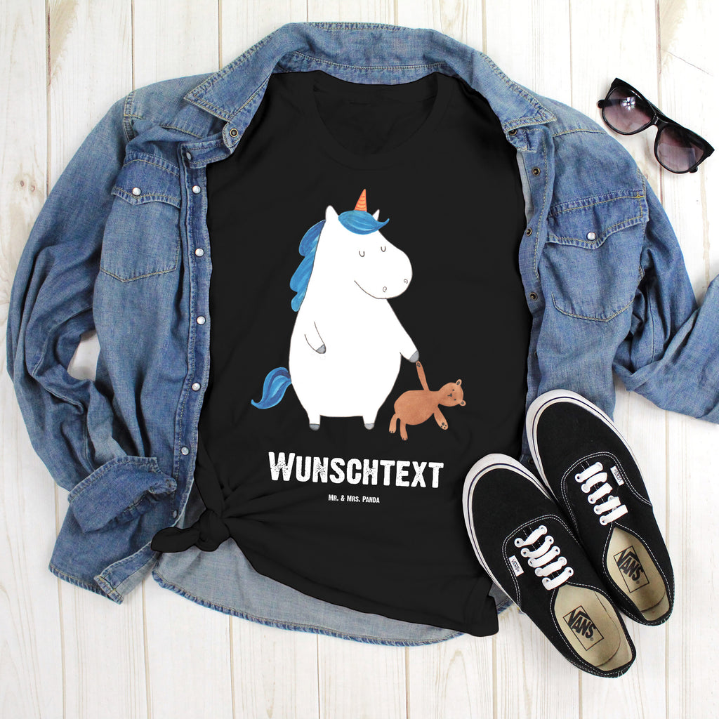 Größe L Personalisiertes T-Shirt Einhorn Teddy T-Shirt, Shirt, Tshirt, Lustiges T-Shirt, T-Shirt mit Spruch, Party, Junggesellenabschied, Jubiläum, Geburstag, Herrn, Damen, Männer, Frauen, Schlafshirt, Nachthemd, Sprüche, Einhorn, Einhörner, Einhorn Deko, Pegasus, Unicorn, schlafen, gute Nacht, Single, Bett, Träumen, Freundin, Singleleben