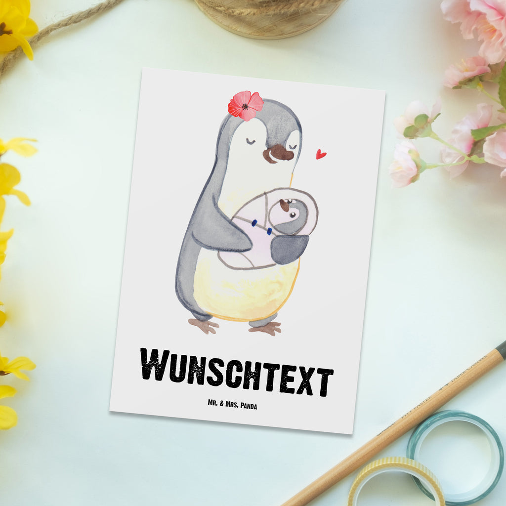 Personalisierte Postkarte Hebamme aus Leidenschaft Postkarte mit Namen, Postkarte bedrucken, Postkarte mit Wunschtext, Postkarte personalisierbar, Geschenkkarte mit Namen, Grußkarte mit Namen, Karte mit Namen, Einladung mit Namen, Ansichtskarte mit Namen, Geschenkkarte mit Wunschtext, Grußkarte mit Wunschtext, Karte mit Wunschtext, Einladung mit Wunschtext, Ansichtskarte mit Wunschtext, Beruf, Ausbildung, Jubiläum, Abschied, Rente, Kollege, Kollegin, Geschenk, Schenken, Arbeitskollege, Mitarbeiter, Firma, Danke, Dankeschön, Hebamme, Geburtshelfer