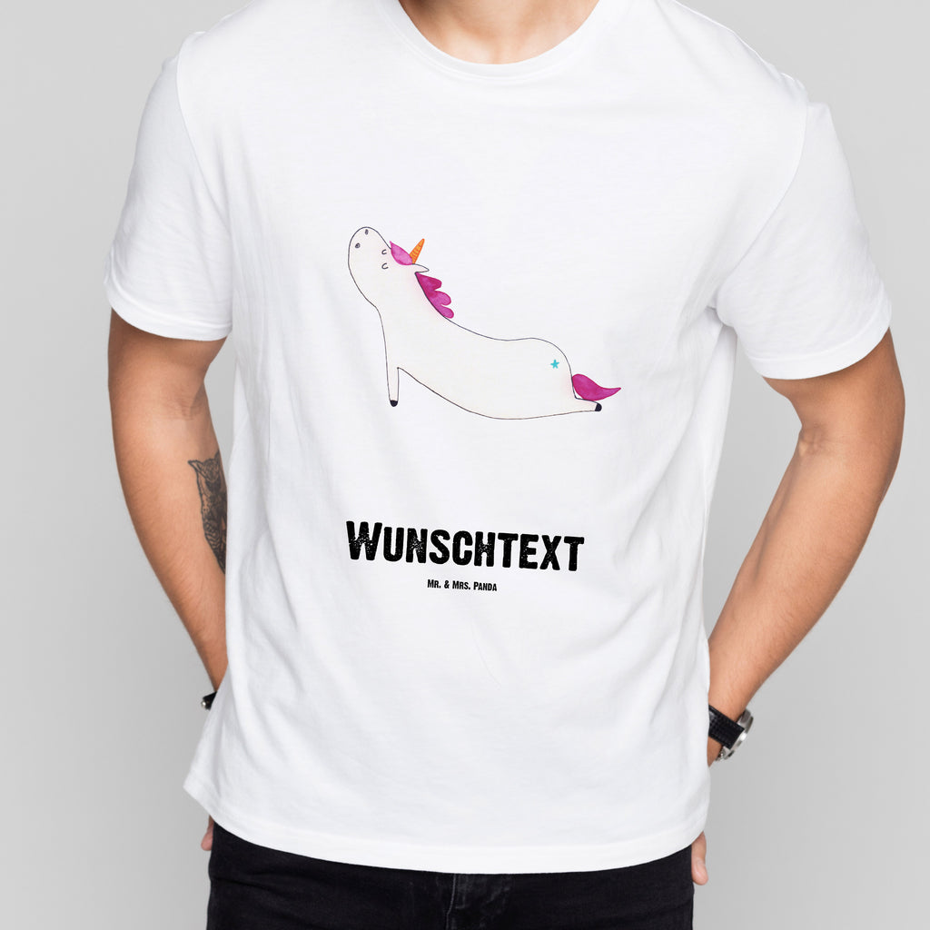 Größe L Personalisiertes T-Shirt Einhorn Yoga T-Shirt, Shirt, Tshirt, Lustiges T-Shirt, T-Shirt mit Spruch, Party, Junggesellenabschied, Jubiläum, Geburstag, Herrn, Damen, Männer, Frauen, Schlafshirt, Nachthemd, Sprüche, Einhorn, Einhörner, Einhorn Deko, Pegasus, Unicorn, Yoga, Namaste, Achtsamkeit, Entspannung, Joga, Yogamatte, Sport, lustig, witzig, süß