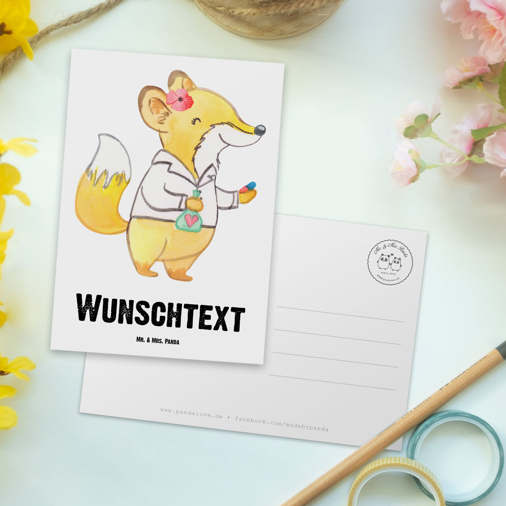 Personalisierte Postkarte Apothekerin aus Leidenschaft Postkarte mit Namen, Postkarte bedrucken, Postkarte mit Wunschtext, Postkarte personalisierbar, Geschenkkarte mit Namen, Grußkarte mit Namen, Karte mit Namen, Einladung mit Namen, Ansichtskarte mit Namen, Geschenkkarte mit Wunschtext, Grußkarte mit Wunschtext, Karte mit Wunschtext, Einladung mit Wunschtext, Ansichtskarte mit Wunschtext, Beruf, Ausbildung, Jubiläum, Abschied, Rente, Kollege, Kollegin, Geschenk, Schenken, Arbeitskollege, Mitarbeiter, Firma, Danke, Dankeschön, Apothekerin, Pharmazie, Staatsexamen, Approbation, Eröffnung Apotheke