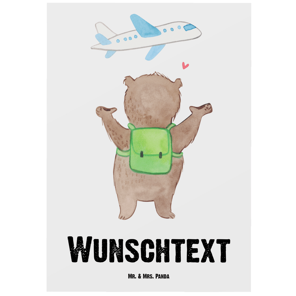Personalisierte Postkarte Bär Reisen Medizin Postkarte mit Namen, Postkarte bedrucken, Postkarte mit Wunschtext, Postkarte personalisierbar, Geschenkkarte mit Namen, Grußkarte mit Namen, Karte mit Namen, Einladung mit Namen, Ansichtskarte mit Namen, Geschenkkarte mit Wunschtext, Grußkarte mit Wunschtext, Karte mit Wunschtext, Einladung mit Wunschtext, Ansichtskarte mit Wunschtext, Geschenk, Sport, Sportart, Hobby, Schenken, Danke, Dankeschön, Auszeichnung, Gewinn, Sportler, Reisen, Weltreise, Urlaub, Urlaube, Auslandsjahr, Austauschjahr, Schüleraustausch, Reisegruppe, Reiseveranstalter, Reisebüro