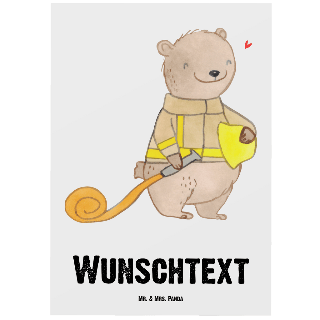 Personalisierte Postkarte Bär Freiwillige Feuerwehr Medizin Postkarte mit Namen, Postkarte bedrucken, Postkarte mit Wunschtext, Postkarte personalisierbar, Geschenkkarte mit Namen, Grußkarte mit Namen, Karte mit Namen, Einladung mit Namen, Ansichtskarte mit Namen, Geschenkkarte mit Wunschtext, Grußkarte mit Wunschtext, Karte mit Wunschtext, Einladung mit Wunschtext, Ansichtskarte mit Wunschtext, Geschenk, Sport, Sportart, Hobby, Schenken, Danke, Dankeschön, Auszeichnung, Gewinn, Sportler, Freiwillige Feuerwehr, Feuerwehrfest, Jugendfeuerwehr