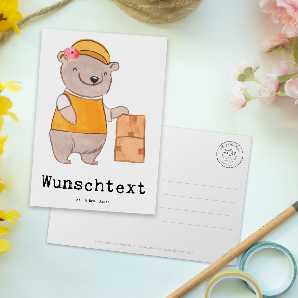 Personalisierte Postkarte Fachlageristin aus Leidenschaft Postkarte mit Namen, Postkarte bedrucken, Postkarte mit Wunschtext, Postkarte personalisierbar, Geschenkkarte mit Namen, Grußkarte mit Namen, Karte mit Namen, Einladung mit Namen, Ansichtskarte mit Namen, Geschenkkarte mit Wunschtext, Grußkarte mit Wunschtext, Karte mit Wunschtext, Einladung mit Wunschtext, Ansichtskarte mit Wunschtext, Beruf, Ausbildung, Jubiläum, Abschied, Rente, Kollege, Kollegin, Geschenk, Schenken, Arbeitskollege, Mitarbeiter, Firma, Danke, Dankeschön, Lagerarbeiterin, Fachlageristin, Lageristin, Lagerverwalterin