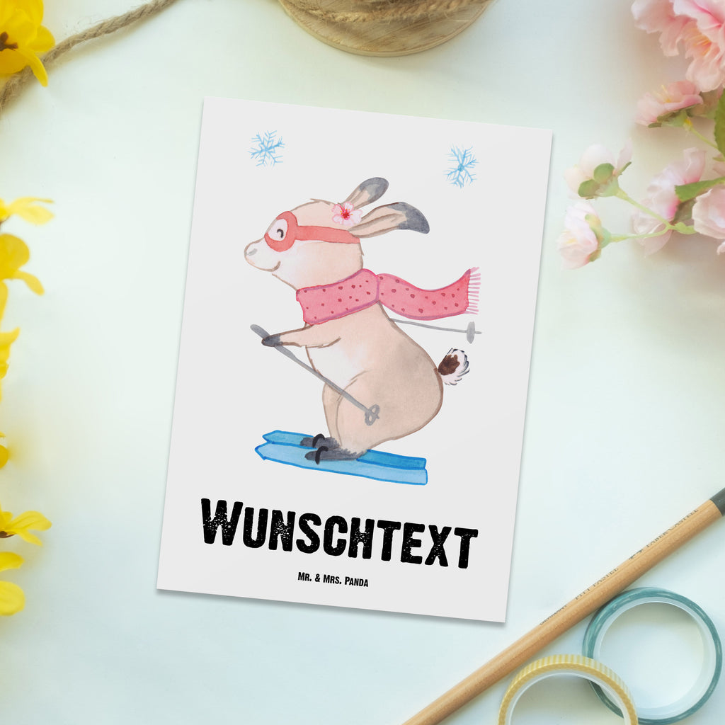 Personalisierte Postkarte Bär Skifahren Medizin Postkarte mit Namen, Postkarte bedrucken, Postkarte mit Wunschtext, Postkarte personalisierbar, Geschenkkarte mit Namen, Grußkarte mit Namen, Karte mit Namen, Einladung mit Namen, Ansichtskarte mit Namen, Geschenkkarte mit Wunschtext, Grußkarte mit Wunschtext, Karte mit Wunschtext, Einladung mit Wunschtext, Ansichtskarte mit Wunschtext, Geschenk, Sport, Sportart, Hobby, Schenken, Danke, Dankeschön, Auszeichnung, Gewinn, Sportler, Ski fahren, Skifahren, Skisport, Skiwettbewerb, Skirennen