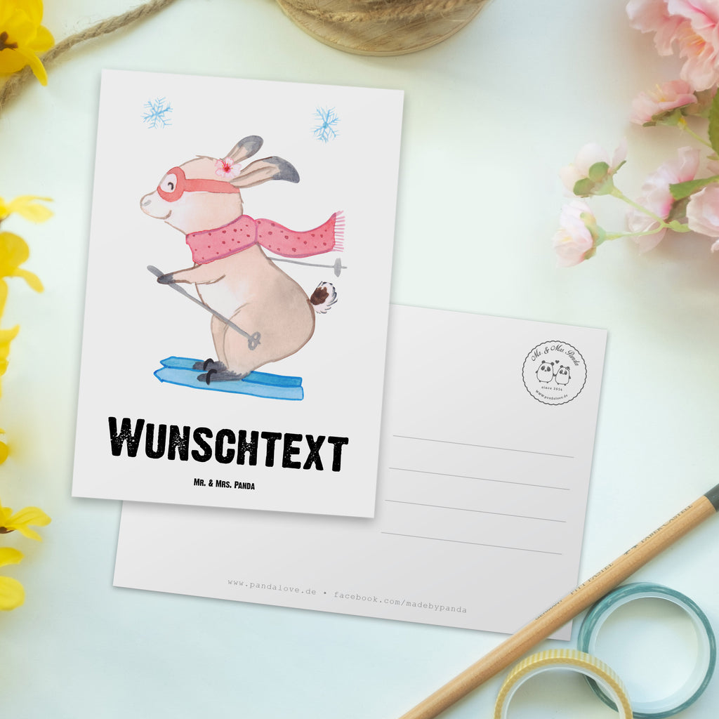 Personalisierte Postkarte Bär Skifahren Medizin Postkarte mit Namen, Postkarte bedrucken, Postkarte mit Wunschtext, Postkarte personalisierbar, Geschenkkarte mit Namen, Grußkarte mit Namen, Karte mit Namen, Einladung mit Namen, Ansichtskarte mit Namen, Geschenkkarte mit Wunschtext, Grußkarte mit Wunschtext, Karte mit Wunschtext, Einladung mit Wunschtext, Ansichtskarte mit Wunschtext, Geschenk, Sport, Sportart, Hobby, Schenken, Danke, Dankeschön, Auszeichnung, Gewinn, Sportler, Ski fahren, Skifahren, Skisport, Skiwettbewerb, Skirennen