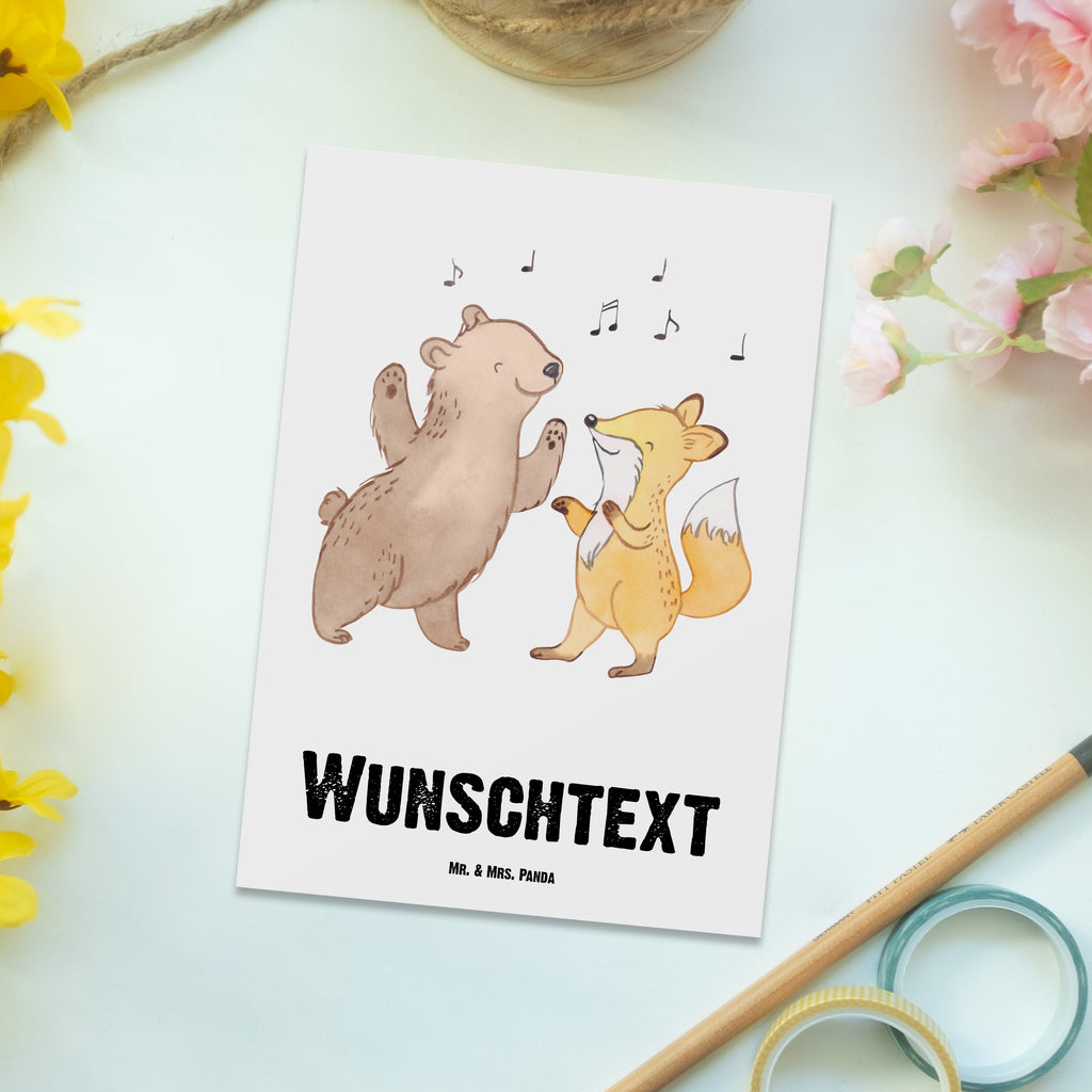 Personalisierte Postkarte Hase Tanzen Tage Postkarte mit Namen, Postkarte bedrucken, Postkarte mit Wunschtext, Postkarte personalisierbar, Geschenkkarte mit Namen, Grußkarte mit Namen, Karte mit Namen, Einladung mit Namen, Ansichtskarte mit Namen, Geschenkkarte mit Wunschtext, Grußkarte mit Wunschtext, Karte mit Wunschtext, Einladung mit Wunschtext, Ansichtskarte mit Wunschtext, Geschenk, Sport, Sportart, Hobby, Schenken, Danke, Dankeschön, Auszeichnung, Gewinn, Sportler, Tanzen, tanzen gehen, Tanzschule, Tanzkurs