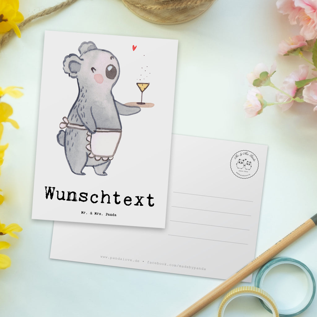 Personalisierte Postkarte Kellnerin aus Leidenschaft Postkarte mit Namen, Postkarte bedrucken, Postkarte mit Wunschtext, Postkarte personalisierbar, Geschenkkarte mit Namen, Grußkarte mit Namen, Karte mit Namen, Einladung mit Namen, Ansichtskarte mit Namen, Geschenkkarte mit Wunschtext, Grußkarte mit Wunschtext, Karte mit Wunschtext, Einladung mit Wunschtext, Ansichtskarte mit Wunschtext, Beruf, Ausbildung, Jubiläum, Abschied, Rente, Kollege, Kollegin, Geschenk, Schenken, Arbeitskollege, Mitarbeiter, Firma, Danke, Dankeschön, Kellnerin, Servicekraft, Restaurant