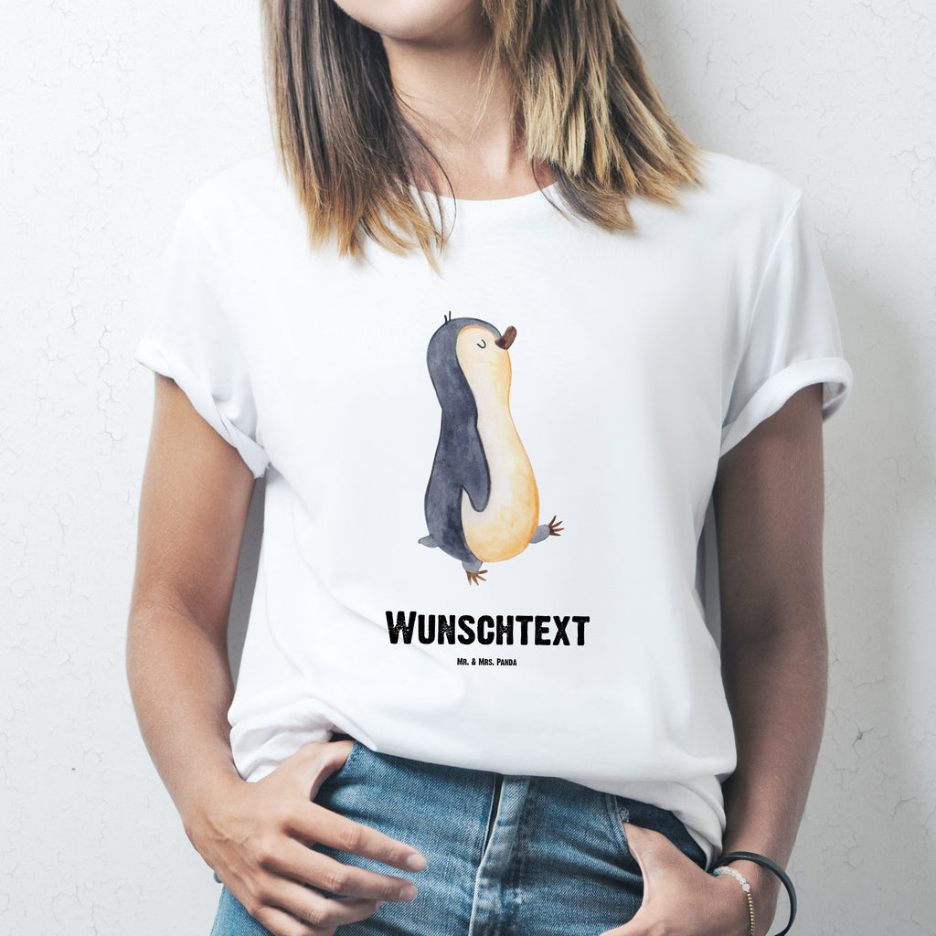 Größe L Personalisiertes T-Shirt Pinguin marschierend T-Shirt, Shirt, Tshirt, Lustiges T-Shirt, T-Shirt mit Spruch, Party, Junggesellenabschied, Jubiläum, Geburstag, Herrn, Damen, Männer, Frauen, Schlafshirt, Nachthemd, Sprüche, Pinguin, Pinguine, Frühaufsteher, Langschläfer, Bruder, Schwester, Familie