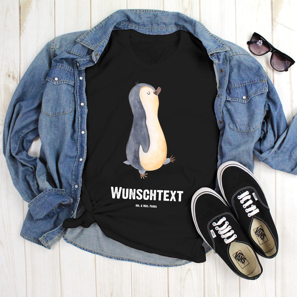 Größe L Personalisiertes T-Shirt Pinguin marschierend T-Shirt, Shirt, Tshirt, Lustiges T-Shirt, T-Shirt mit Spruch, Party, Junggesellenabschied, Jubiläum, Geburstag, Herrn, Damen, Männer, Frauen, Schlafshirt, Nachthemd, Sprüche, Pinguin, Pinguine, Frühaufsteher, Langschläfer, Bruder, Schwester, Familie