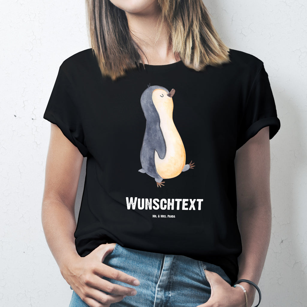 Größe L Personalisiertes T-Shirt Pinguin marschierend T-Shirt, Shirt, Tshirt, Lustiges T-Shirt, T-Shirt mit Spruch, Party, Junggesellenabschied, Jubiläum, Geburstag, Herrn, Damen, Männer, Frauen, Schlafshirt, Nachthemd, Sprüche, Pinguin, Pinguine, Frühaufsteher, Langschläfer, Bruder, Schwester, Familie