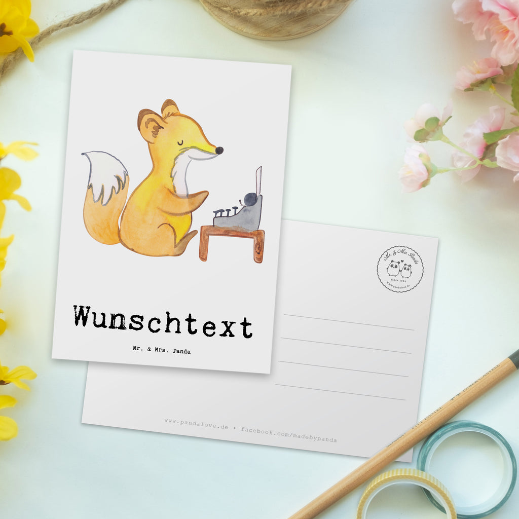 Personalisierte Postkarte Autor mit Herz Postkarte mit Namen, Postkarte bedrucken, Postkarte mit Wunschtext, Postkarte personalisierbar, Geschenkkarte mit Namen, Grußkarte mit Namen, Karte mit Namen, Einladung mit Namen, Ansichtskarte mit Namen, Geschenkkarte mit Wunschtext, Grußkarte mit Wunschtext, Karte mit Wunschtext, Einladung mit Wunschtext, Ansichtskarte mit Wunschtext, Beruf, Ausbildung, Jubiläum, Abschied, Rente, Kollege, Kollegin, Geschenk, Schenken, Arbeitskollege, Mitarbeiter, Firma, Danke, Dankeschön, Autor, Buchveröffentlichung, Schriftsteller, Verlag, Geschichtenschreiber, Hobbyautor