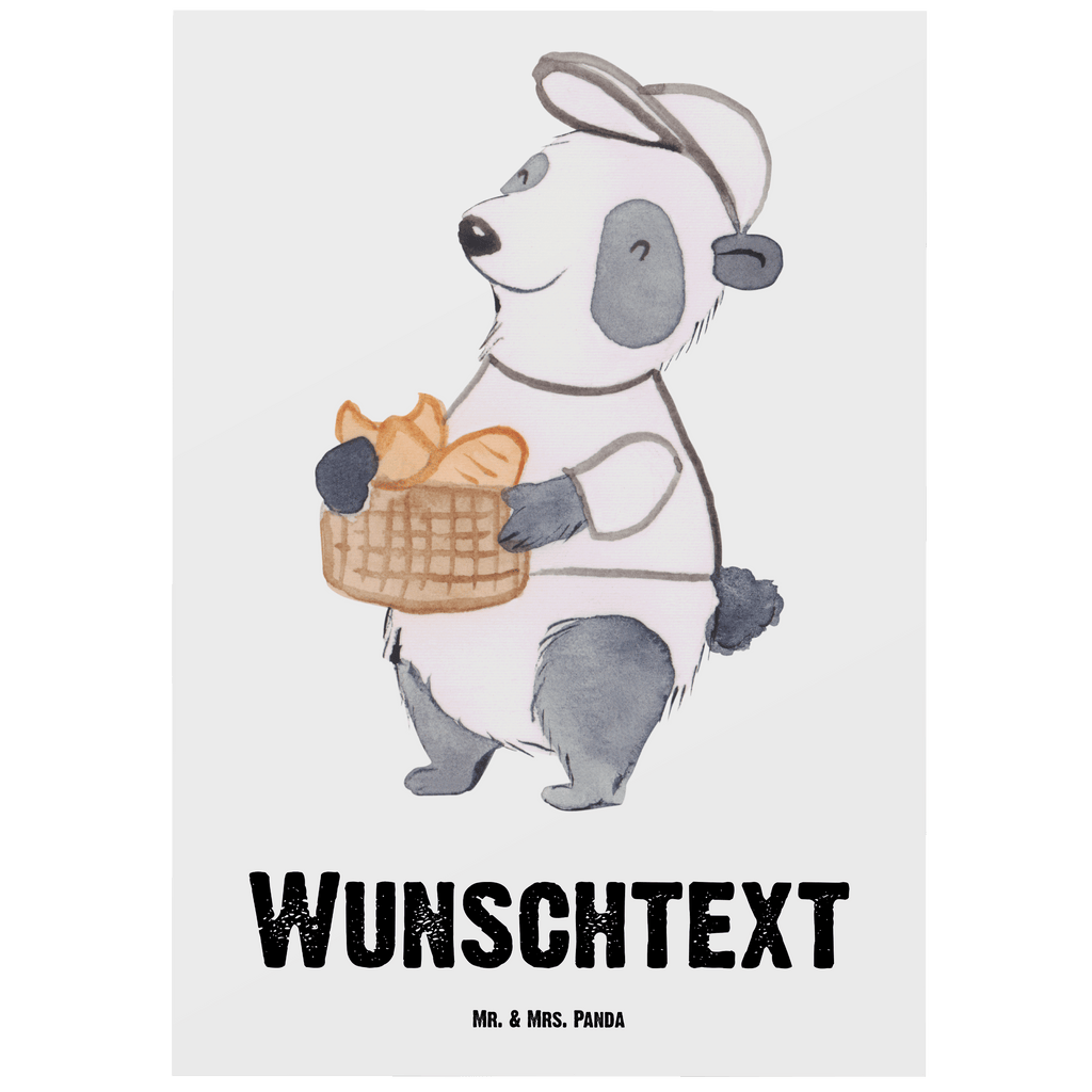Personalisierte Postkarte Bäcker aus Leidenschaft Postkarte mit Namen, Postkarte bedrucken, Postkarte mit Wunschtext, Postkarte personalisierbar, Geschenkkarte mit Namen, Grußkarte mit Namen, Karte mit Namen, Einladung mit Namen, Ansichtskarte mit Namen, Geschenkkarte mit Wunschtext, Grußkarte mit Wunschtext, Karte mit Wunschtext, Einladung mit Wunschtext, Ansichtskarte mit Wunschtext, Beruf, Ausbildung, Jubiläum, Abschied, Rente, Kollege, Kollegin, Geschenk, Schenken, Arbeitskollege, Mitarbeiter, Firma, Danke, Dankeschön, Bäcker, Konditor, Brotbäcker, Bäckerei, Backstube, Bäckerladen, Brotmanufaktur