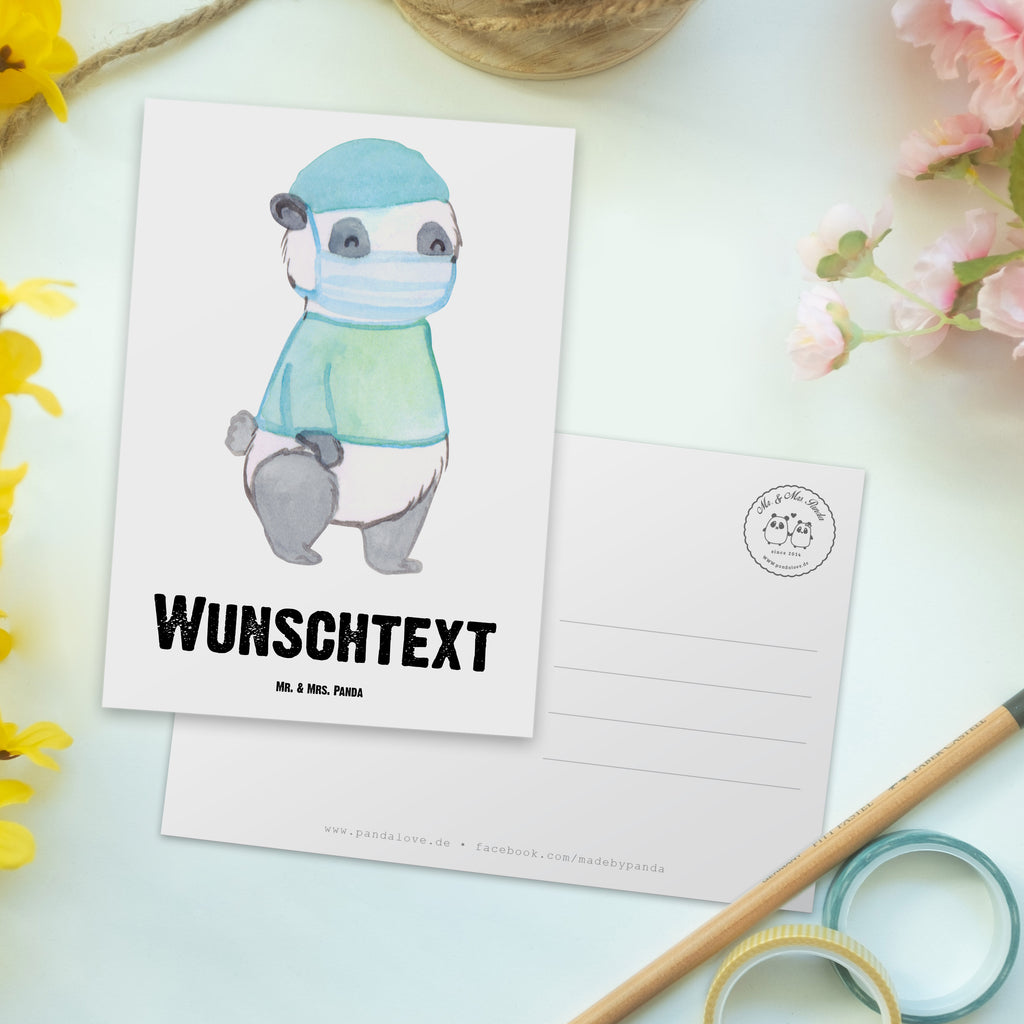 Personalisierte Postkarte Chirurg aus Leidenschaft Postkarte mit Namen, Postkarte bedrucken, Postkarte mit Wunschtext, Postkarte personalisierbar, Geschenkkarte mit Namen, Grußkarte mit Namen, Karte mit Namen, Einladung mit Namen, Ansichtskarte mit Namen, Geschenkkarte mit Wunschtext, Grußkarte mit Wunschtext, Karte mit Wunschtext, Einladung mit Wunschtext, Ansichtskarte mit Wunschtext, Beruf, Ausbildung, Jubiläum, Abschied, Rente, Kollege, Kollegin, Geschenk, Schenken, Arbeitskollege, Mitarbeiter, Firma, Danke, Dankeschön, Chirurg, Unfallchirurg, Notfallchirurg, Krankenhaus, Arzt, Mediziner