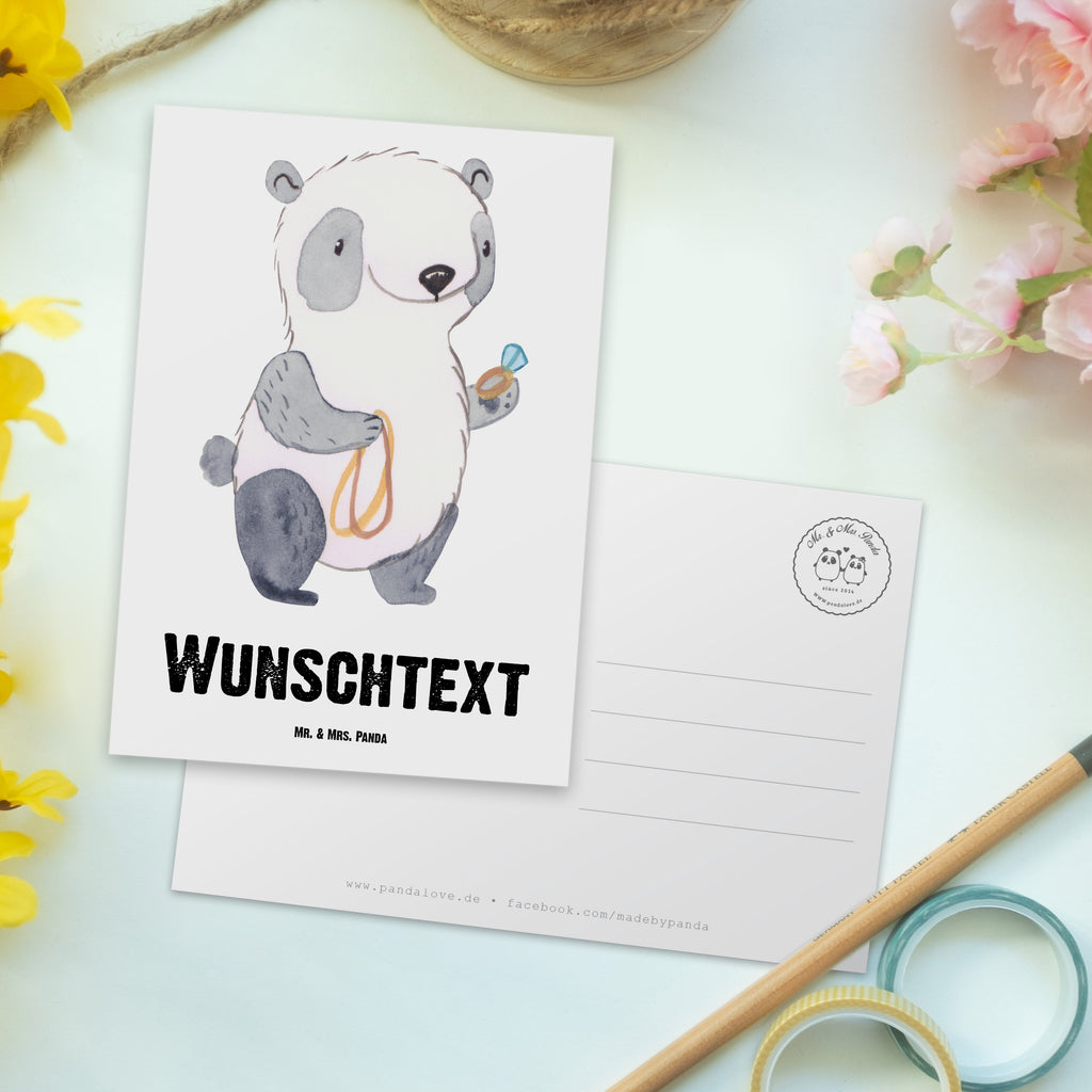 Personalisierte Postkarte Juwelier aus Leidenschaft Postkarte mit Namen, Postkarte bedrucken, Postkarte mit Wunschtext, Postkarte personalisierbar, Geschenkkarte mit Namen, Grußkarte mit Namen, Karte mit Namen, Einladung mit Namen, Ansichtskarte mit Namen, Geschenkkarte mit Wunschtext, Grußkarte mit Wunschtext, Karte mit Wunschtext, Einladung mit Wunschtext, Ansichtskarte mit Wunschtext, Beruf, Ausbildung, Jubiläum, Abschied, Rente, Kollege, Kollegin, Geschenk, Schenken, Arbeitskollege, Mitarbeiter, Firma, Danke, Dankeschön, Juwelier, Goldschmied, Schmuckwarenhändler, Schmuckgeschäft, Eröffnung