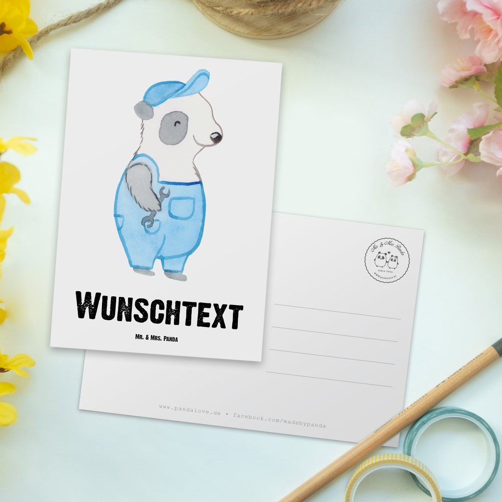 Personalisierte Postkarte Kfz-Mechatroniker aus Leidenschaft Postkarte mit Namen, Postkarte bedrucken, Postkarte mit Wunschtext, Postkarte personalisierbar, Geschenkkarte mit Namen, Grußkarte mit Namen, Karte mit Namen, Einladung mit Namen, Ansichtskarte mit Namen, Geschenkkarte mit Wunschtext, Grußkarte mit Wunschtext, Karte mit Wunschtext, Einladung mit Wunschtext, Ansichtskarte mit Wunschtext, Beruf, Ausbildung, Jubiläum, Abschied, Rente, Kollege, Kollegin, Geschenk, Schenken, Arbeitskollege, Mitarbeiter, Firma, Danke, Dankeschön, Kfz-Mechatroniker, Kraftfahrzeugmechaniker, Meister, Gesellenprüfung
