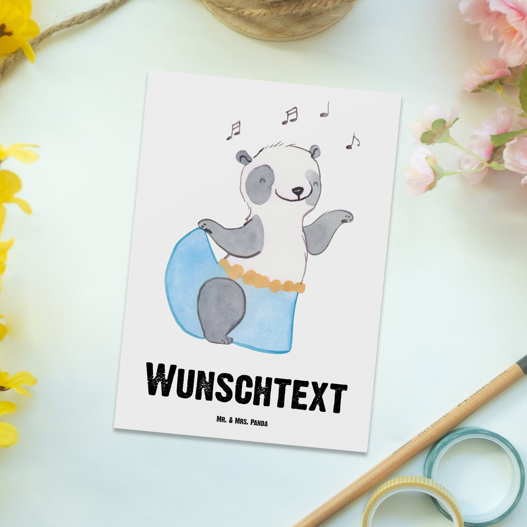 Personalisierte Postkarte Panda Bauchtanz Medizin Postkarte mit Namen, Postkarte bedrucken, Postkarte mit Wunschtext, Postkarte personalisierbar, Geschenkkarte mit Namen, Grußkarte mit Namen, Karte mit Namen, Einladung mit Namen, Ansichtskarte mit Namen, Geschenkkarte mit Wunschtext, Grußkarte mit Wunschtext, Karte mit Wunschtext, Einladung mit Wunschtext, Ansichtskarte mit Wunschtext, Geschenk, Sport, Sportart, Hobby, Schenken, Danke, Dankeschön, Auszeichnung, Gewinn, Sportler, Bauchtanz, orientalischer Tanz, Tanzen