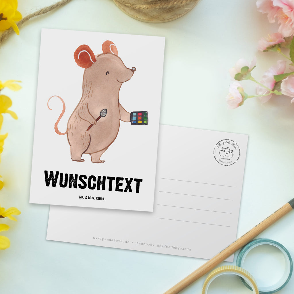 Personalisierte Postkarte Kosmetiker aus Leidenschaft Postkarte mit Namen, Postkarte bedrucken, Postkarte mit Wunschtext, Postkarte personalisierbar, Geschenkkarte mit Namen, Grußkarte mit Namen, Karte mit Namen, Einladung mit Namen, Ansichtskarte mit Namen, Geschenkkarte mit Wunschtext, Grußkarte mit Wunschtext, Karte mit Wunschtext, Einladung mit Wunschtext, Ansichtskarte mit Wunschtext, Beruf, Ausbildung, Jubiläum, Abschied, Rente, Kollege, Kollegin, Geschenk, Schenken, Arbeitskollege, Mitarbeiter, Firma, Danke, Dankeschön, Kosmetiker, Make Up Artist, Maskenbildner, Visagist, Beauty Salon, Kosmetikstudio, Eröffnung