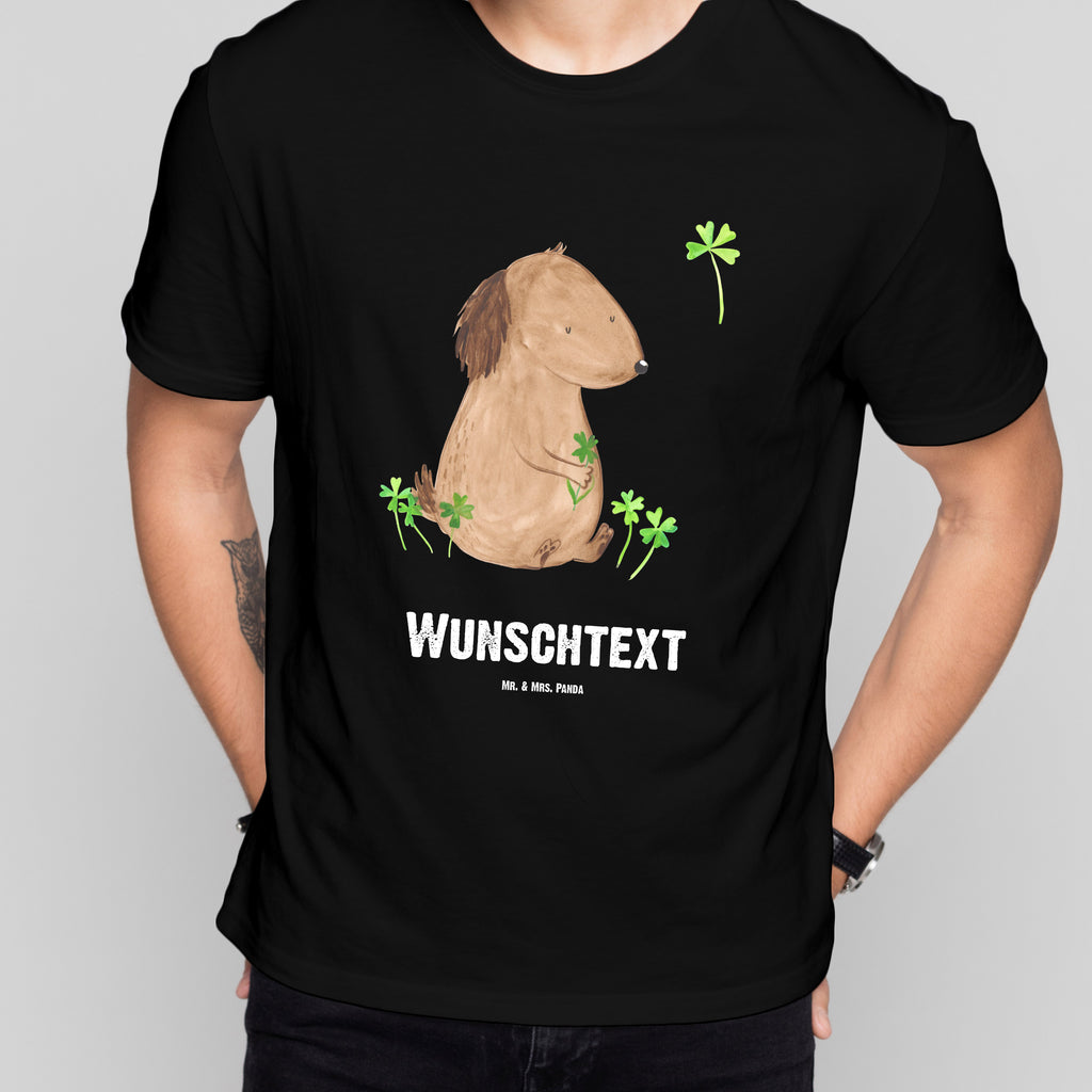 Größe S Personalisiertes T-Shirt Hund Kleeblatt T-Shirt Personalisiert, T-Shirt mit Namen, T-Shirt mit Aufruck, Männer, Frauen, Hund, Hundemotiv, Haustier, Hunderasse, Tierliebhaber, Hundebesitzer, Sprüche, Kleeblatt, Glück, Tagträume, Motivation, Neuanfang, Geschenk, Glücksbringer, Selbstliebe, Achtsamkeit