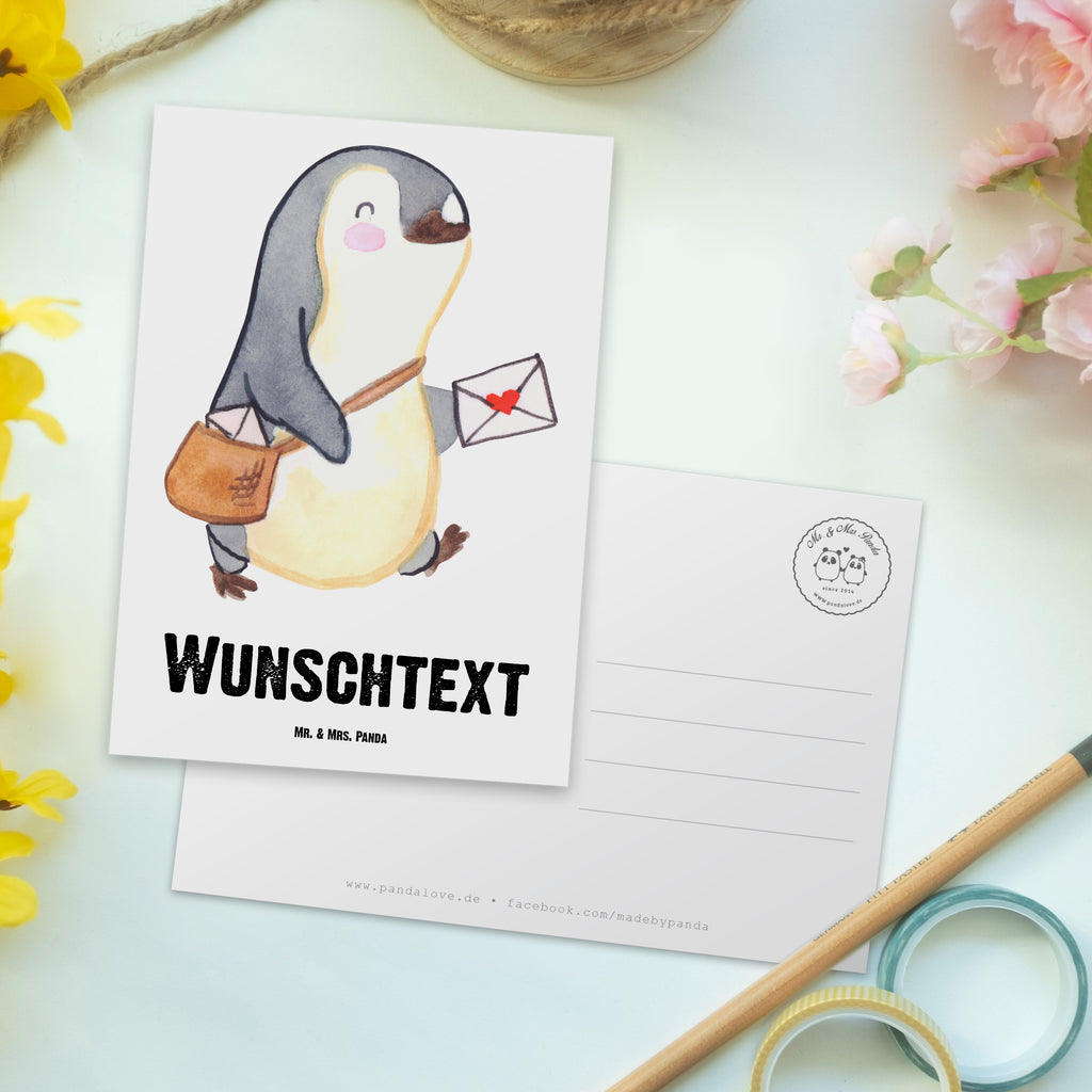 Personalisierte Postkarte Postbote aus Leidenschaft Postkarte mit Namen, Postkarte bedrucken, Postkarte mit Wunschtext, Postkarte personalisierbar, Geschenkkarte mit Namen, Grußkarte mit Namen, Karte mit Namen, Einladung mit Namen, Ansichtskarte mit Namen, Geschenkkarte mit Wunschtext, Grußkarte mit Wunschtext, Karte mit Wunschtext, Einladung mit Wunschtext, Ansichtskarte mit Wunschtext, Beruf, Ausbildung, Jubiläum, Abschied, Rente, Kollege, Kollegin, Geschenk, Schenken, Arbeitskollege, Mitarbeiter, Firma, Danke, Dankeschön, Postbote, Briefzusteller, Briefträger, Postler