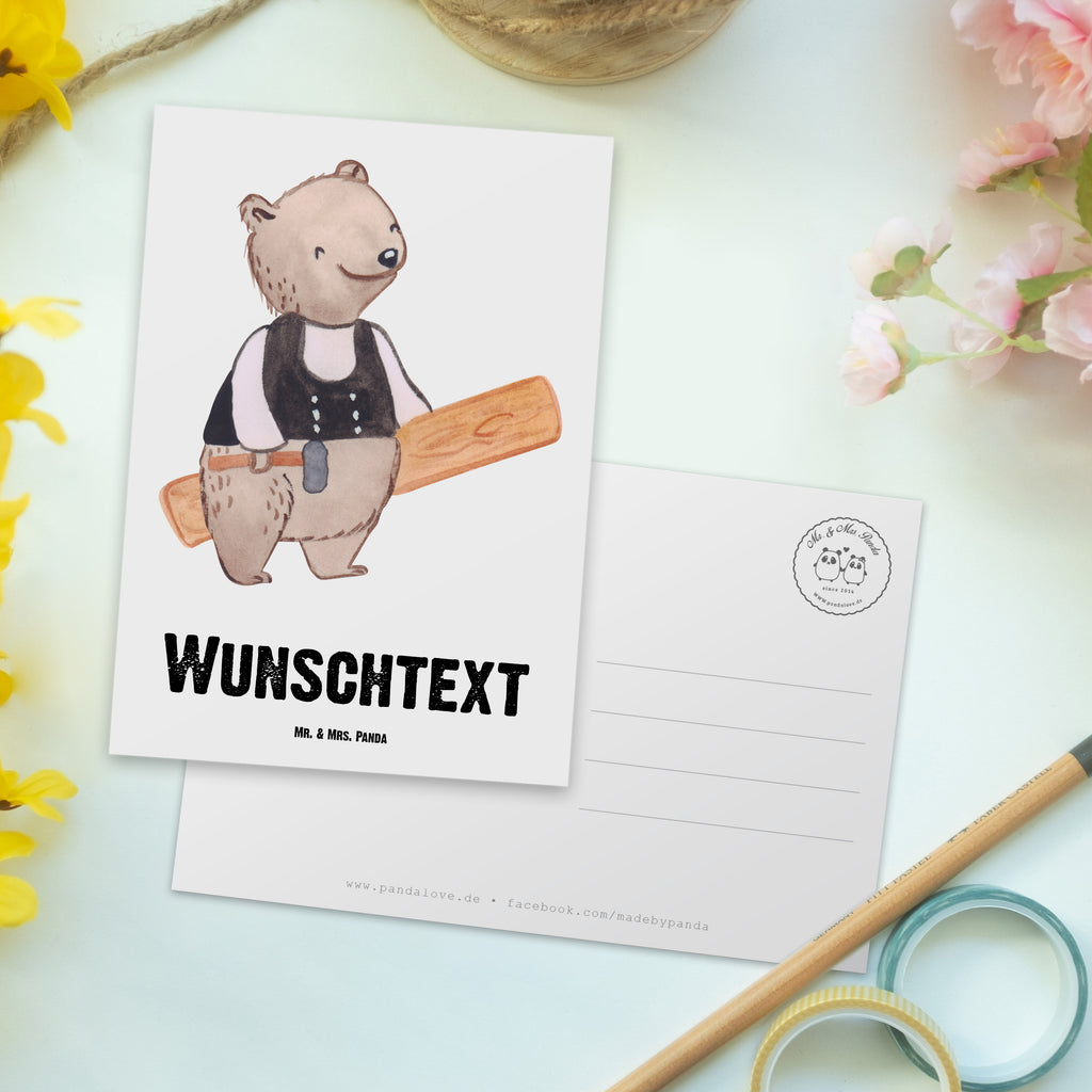 Personalisierte Postkarte Zimmermann aus Leidenschaft Postkarte mit Namen, Postkarte bedrucken, Postkarte mit Wunschtext, Postkarte personalisierbar, Geschenkkarte mit Namen, Grußkarte mit Namen, Karte mit Namen, Einladung mit Namen, Ansichtskarte mit Namen, Geschenkkarte mit Wunschtext, Grußkarte mit Wunschtext, Karte mit Wunschtext, Einladung mit Wunschtext, Ansichtskarte mit Wunschtext, Beruf, Ausbildung, Jubiläum, Abschied, Rente, Kollege, Kollegin, Geschenk, Schenken, Arbeitskollege, Mitarbeiter, Firma, Danke, Dankeschön