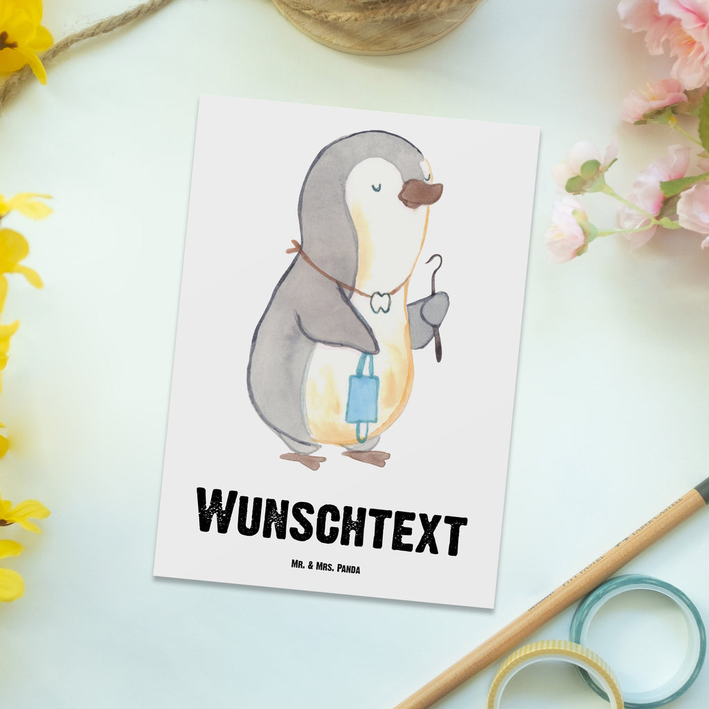 Personalisierte Postkarte Zahnarzt aus Leidenschaft Postkarte mit Namen, Postkarte bedrucken, Postkarte mit Wunschtext, Postkarte personalisierbar, Geschenkkarte mit Namen, Grußkarte mit Namen, Karte mit Namen, Einladung mit Namen, Ansichtskarte mit Namen, Geschenkkarte mit Wunschtext, Grußkarte mit Wunschtext, Karte mit Wunschtext, Einladung mit Wunschtext, Ansichtskarte mit Wunschtext, Beruf, Ausbildung, Jubiläum, Abschied, Rente, Kollege, Kollegin, Geschenk, Schenken, Arbeitskollege, Mitarbeiter, Firma, Danke, Dankeschön