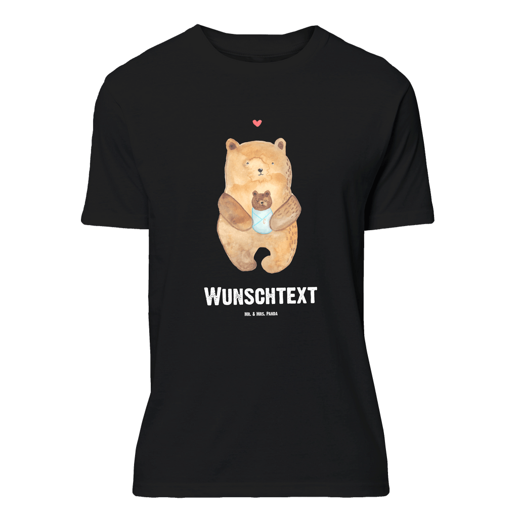 Größe S Personalisiertes T-Shirt Bär mit Baby T-Shirt Personalisiert, T-Shirt mit Namen, T-Shirt mit Aufruck, Männer, Frauen, Bär, Teddy, Teddybär, Eltern, Mutter, Baby, Taufe, Geburt, Nichte, Neffe, Enkel, Enkelin, Täufling, Geburtstag, Glückwunsch